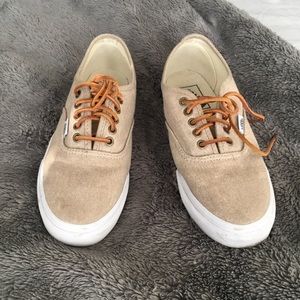 Vans with Leather Laces